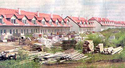 Slo�en� materi�l k dostavb� �adov�ch dom� ve Velk�ch P��lepech